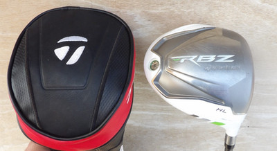 WHITE TAYLORMADE RBZ ROCKETBALLZ DRIVER HL 13 LOFT REGULAR FLEX RIGHT HANDED
