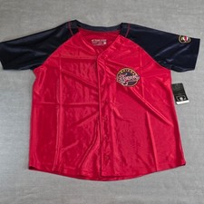 Indiana Fever Baseball Jersey M Red Navy WNBA Basketball Clark Sporty Chic Fan