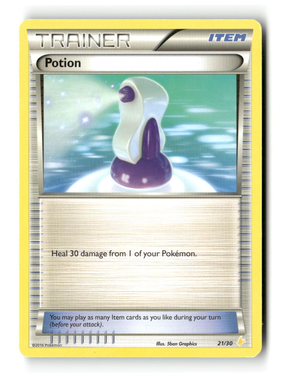 Potion (21 Common XY Trainer Kit: Pikachu Libre & Suicune 21/30 Pokemon MP