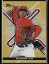 2022 Topps Finest #28 Shohei Ohtani Gold Refractors #/50