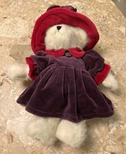 Boyds Bears Ms. Rouge Chapeau Red Hat Society 10" Plush Bear