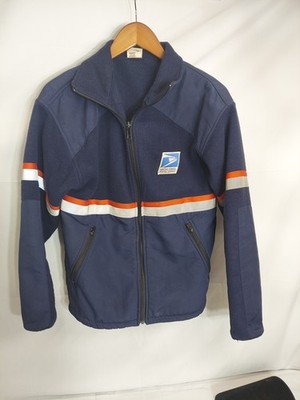 Blue vintage post office jacket