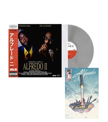 Alfredo II Freddie Gibbs Alchemist Laser Disc OBI Cover Silver 2 LP Comic Book