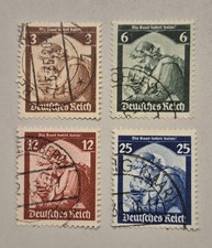 Rzesza Niemiecka znaczki likwidacja kolekcji Mi.-Nr 565-568