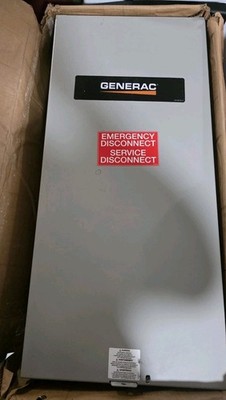 Generac 200 Amp Automatic Transfer Switch ATS 120/240V Standby Generator w/...