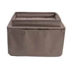 Vassoio Divano Caff� Braccio Pieghevole Portaoggetti Tavolo 600D Oxford Tessuto Tasche Laterali