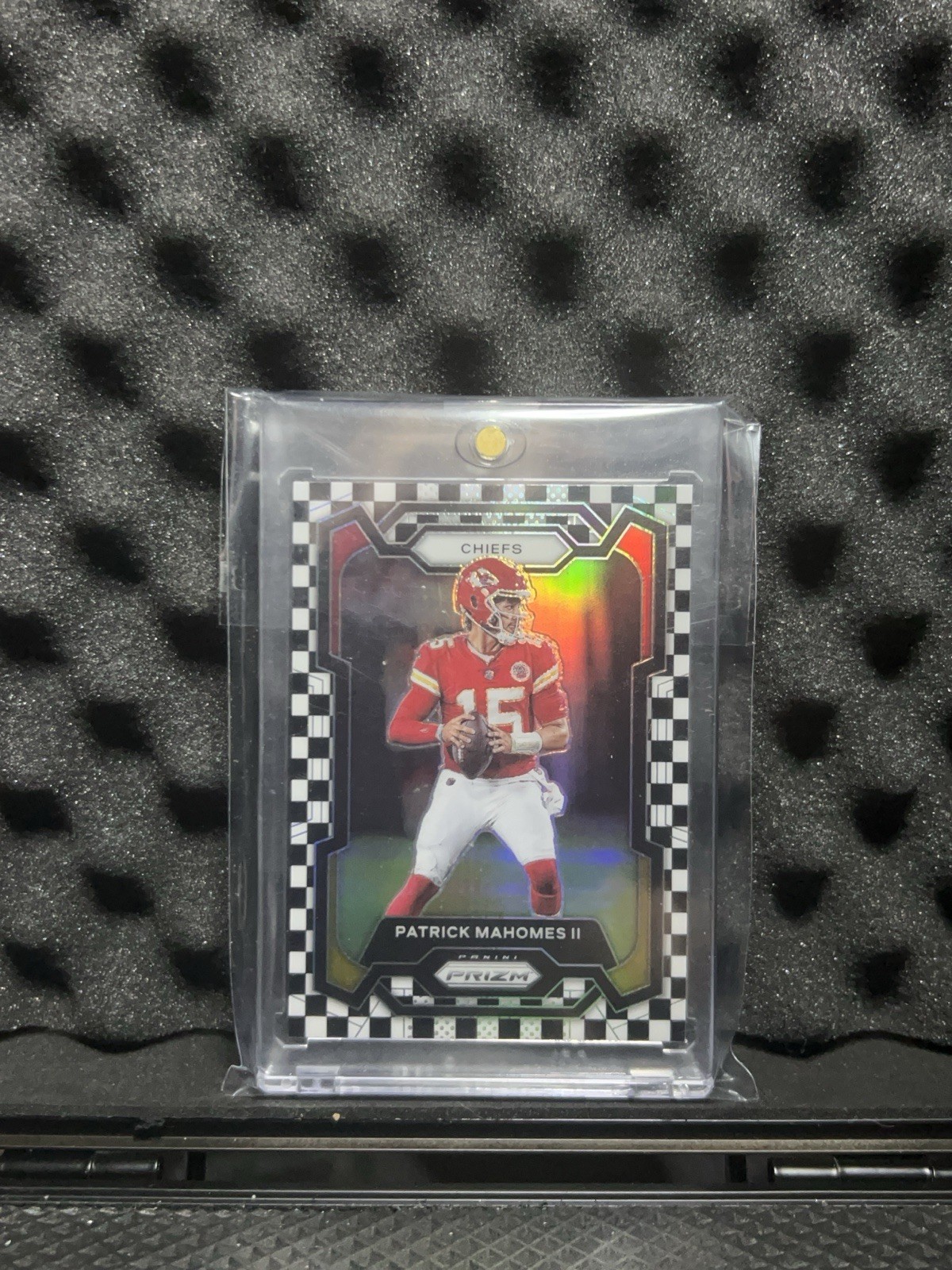 2023 Panini Prizm - Patrick Mahomes II #149 Black & White Checker Prizm