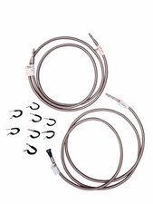 Quick Fix Fuel Line Fits 04-10 Chevrolet Silverado Ext Cab Braided Qff0002ss