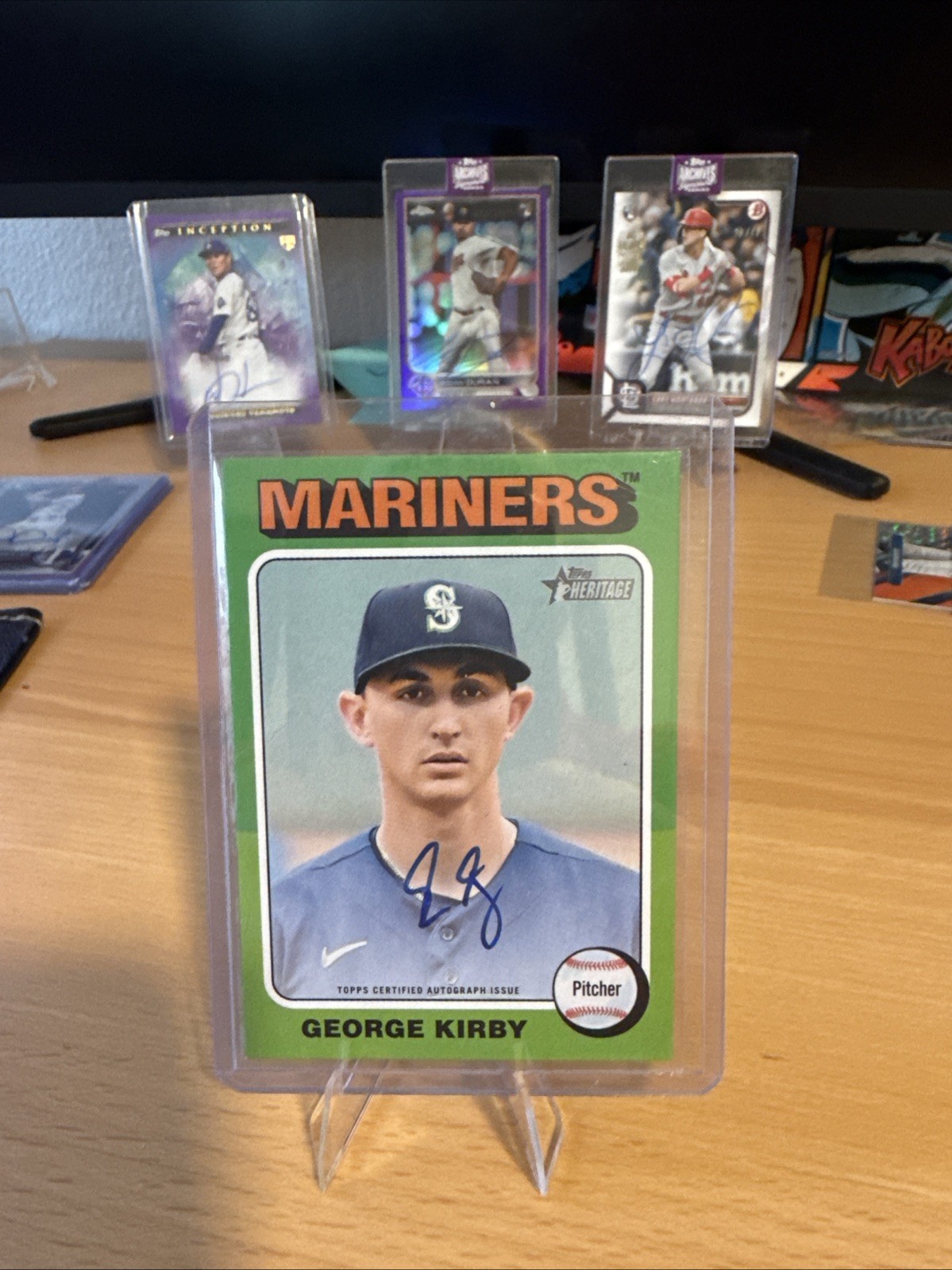 2024 Topps Heritage - Real One Autographs George Kirby #ROA-GKI (AU)