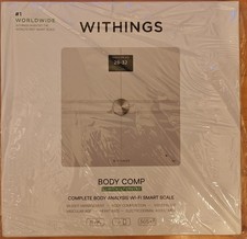 Withings (WBS12-White-All-Inter) Smart Body Composition Wi-Fi Digital Scale