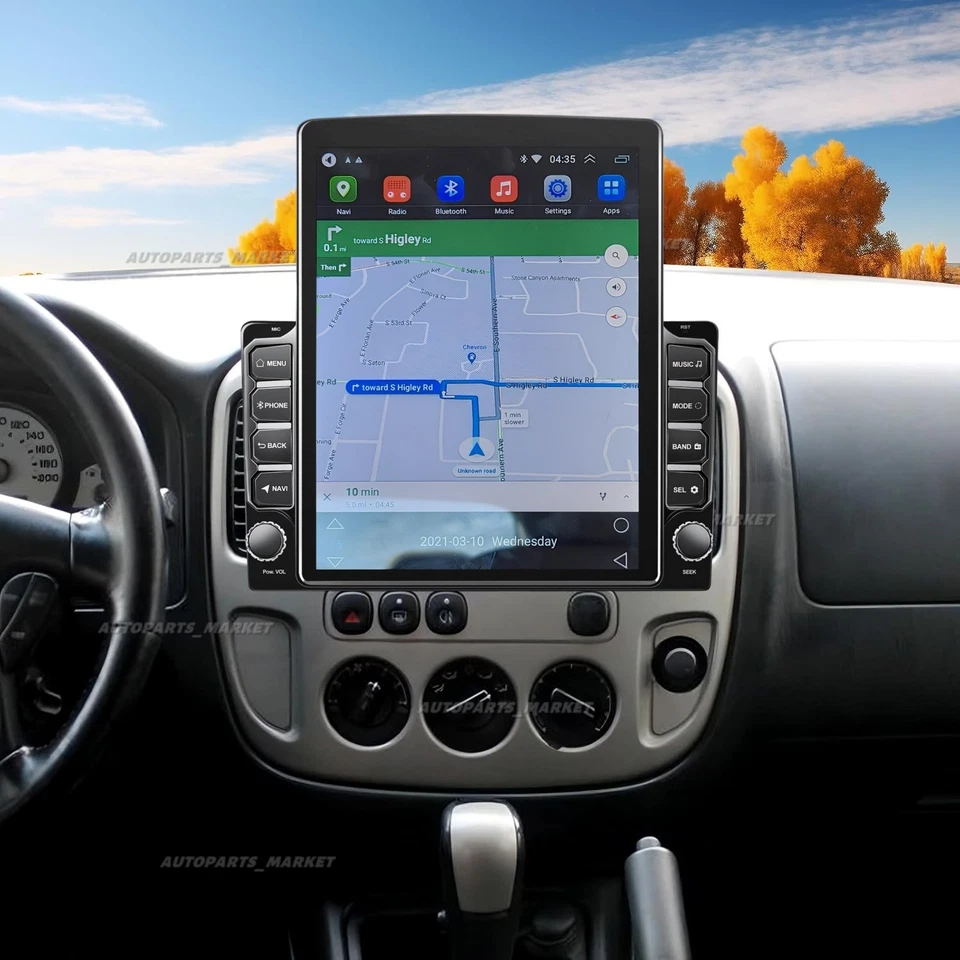 9.7" For Mazda Tribute 2001-2006 Carplay Android13 Car Stereo Radio GPS WiFi - Image 2 of 4