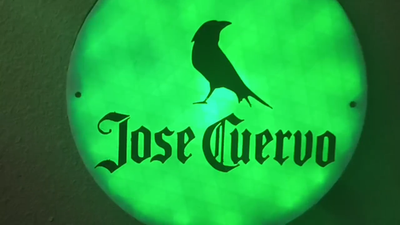3D Printed Jose Cuervo Tequila RGB LED 8-Inch Sign With Remote