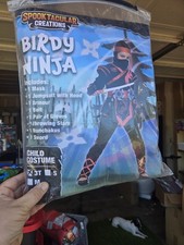 NEW in Package Spooktacular Creations Birdy Ninja Child Costume 3T/Small Mask