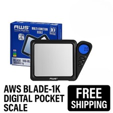 BALANZA DE BOLSILLO DIGITAL HOJA AWS-1K | 1000 x 0,1g | ESCALA DE PRECISIÓN PORTÁTIL