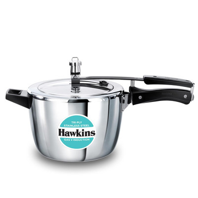 Hawkins Triply Stainless Steel Pressure Cooker Inner Lid Cooker Hsst45 4.5