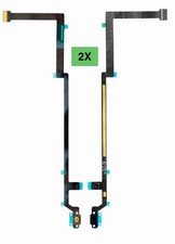 2X Replacement Home Button With Flex Cable Compatible For iPad Air 1 White LOT