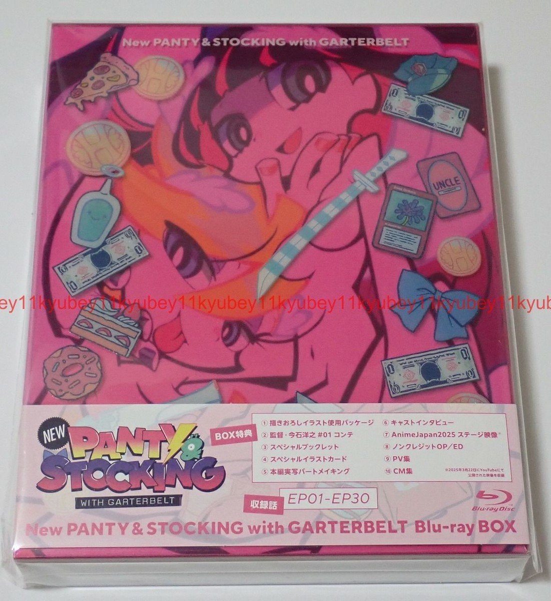 New PANTY & STOCKING with GARTERBELT Blu-ray Box+Booklet Japan