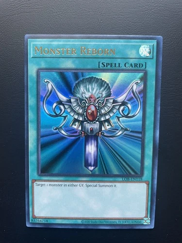 Yugioh Monster Reborn LOB-EN118 Ultra Rare 25th Anniversary Unlimited NM/LP