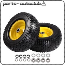 2 Pack 13x5.00-6 Front Tire and Wheel Assembly for Riding Lawn Mower - Tubeless