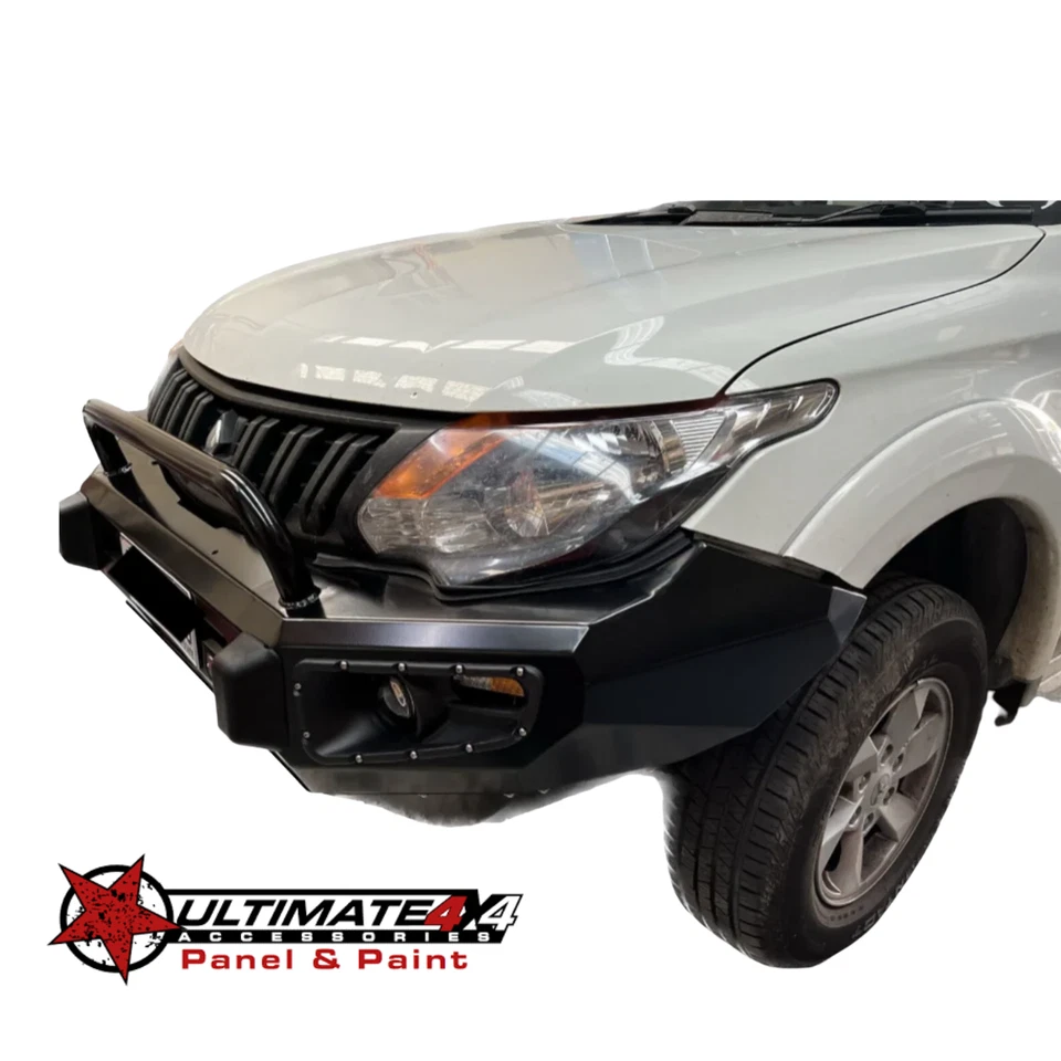 Mitsubishi Triton 2006–2014 U Loop Bull Bar & Skid Plate Front Guard Set - image 3 of 4