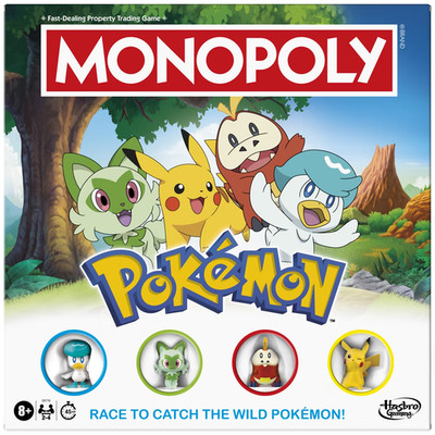 Monopoly Pokemon Board Game with Characters 2025 by Hasbro - NEW