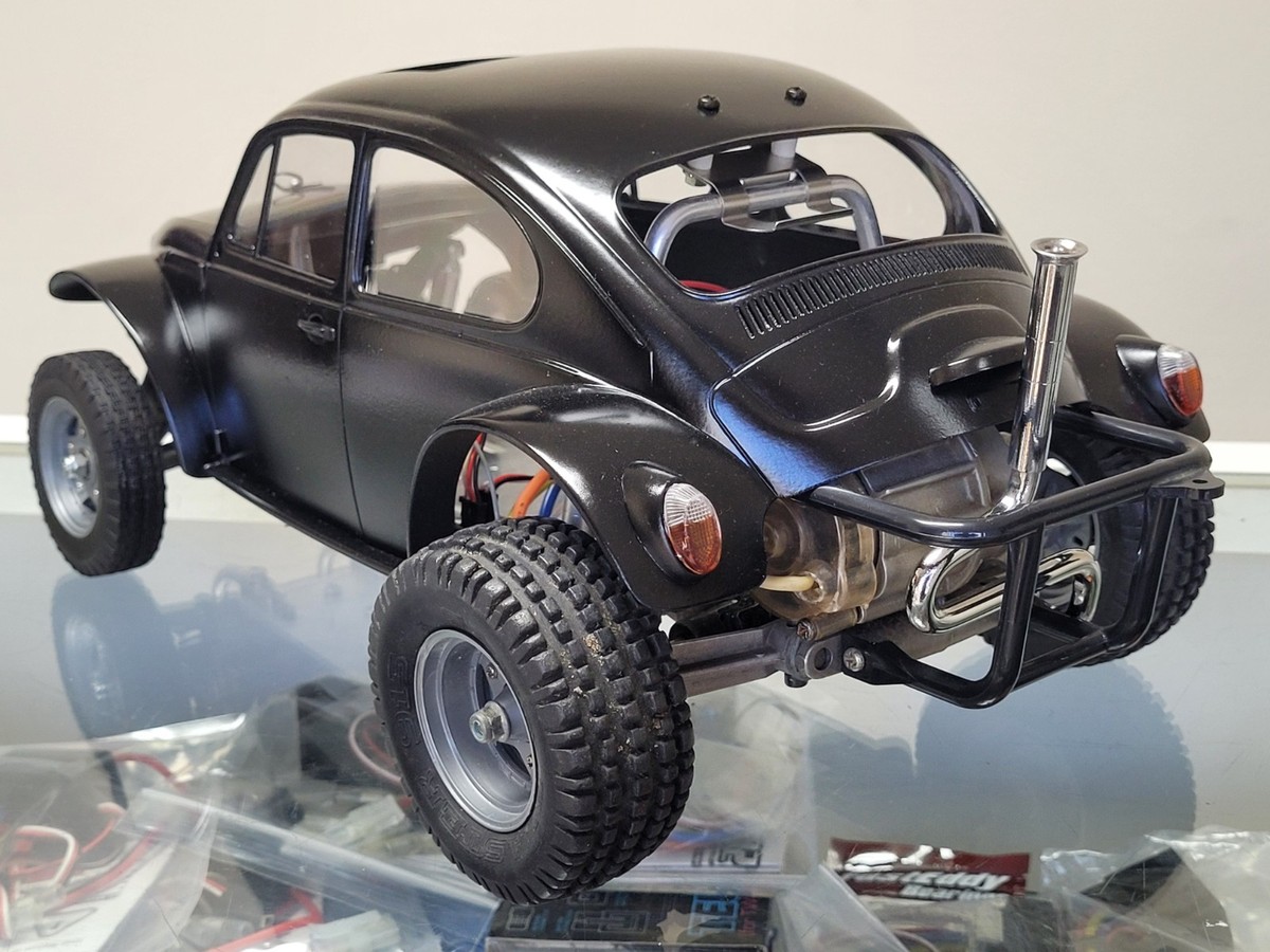 Custom Tamiya 1/10 R/C Sand Scorcher Buggy + Aluminum Upgrade Part