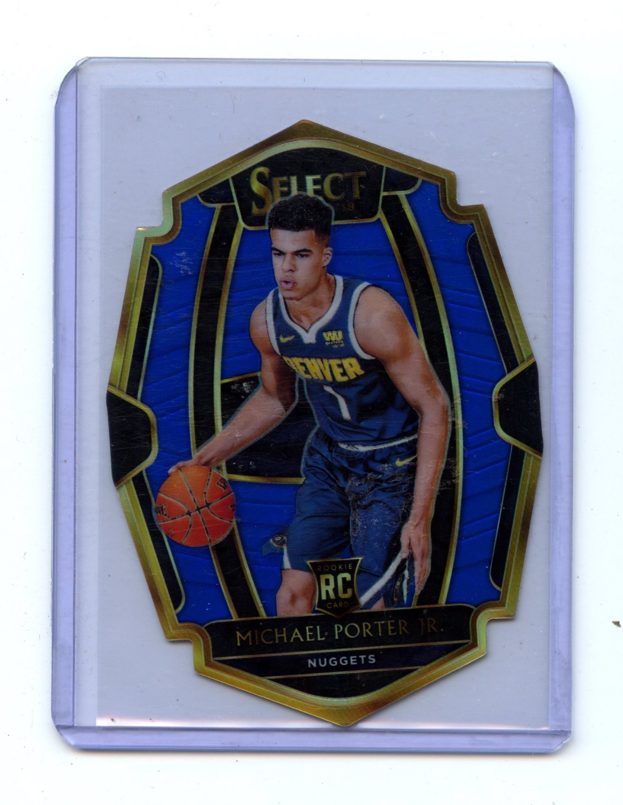 Michael Porter Jr. 2018-19 Select Premier Level #134 Die-Cut Blue Prizm /249 RC
