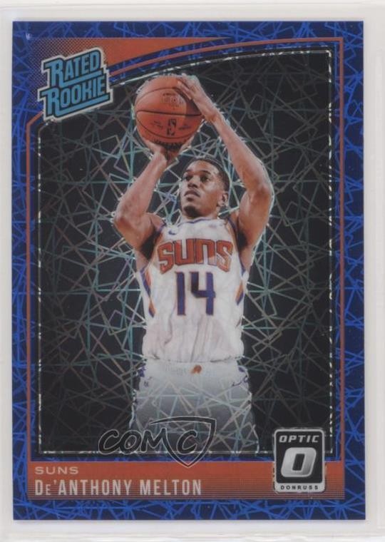 2018 Donruss Optic Rated Rookie Blue Velocity Prizm De'Anthony Melton #181 03rx