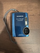 Olympus Stylus Tough 3000 12MP Digital Camera With Battery No Charger -Blue