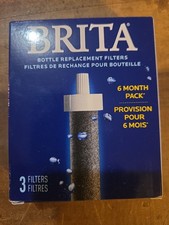 Brita Premium Water Bottle Filter Replacements 3 Count 6 Month Pack