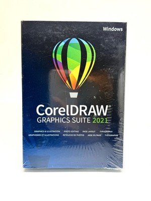 NEW CorelDRAW Graphics Suite 2021 Photo Editing Retail Box CDGS2021EFD PERPETUAL