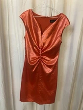 Connected Apparel Dress Sz 12 Pink Sleeveless Cocktail Dress