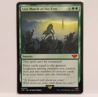 Last March of the Ents MTG Lord of the Rings #172 Mythic EN Near Mint