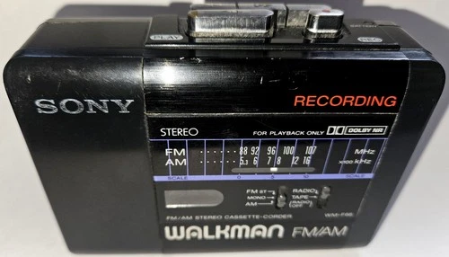 Vintage Sony Walkman WM-F66 AM/FM Radio Needs Belts