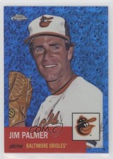2022 Chrome Platinum Anniversary Blue Mini-Diamond Refractor Jim Palmer HOF y8f