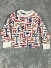 Vintage 90s Boys Football Sweater NFL Kids Shirt Retro Youth 6/7