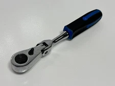 Cornwell USA Cornwell 1/4” Drive Short Soft Handle FLEX HEAD Ratchet, JRF72SH