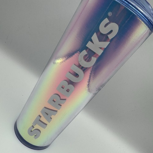 Starbucks Iridescent Hologram Dome Venti Cold Cup New 2023 - Picture 2 of 9
