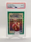 2024 PANINI Mosaic JAYDEN DANIELS Rookie #19 Notoriety GREEN Prizm PSA 10 Gem Mt