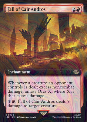 Foil Fall of Cair Andros - The Lord of the Rings: Tales of Middle-earth | MTG Ca