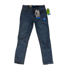 Levi  s 502 Boys Regular Taper Jeans Size 10 Waist 25 x Length 26 Stretch Blue NW