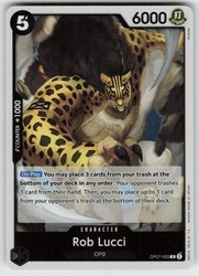 Rob Lucci (093) OP07-093 Rare Foil 500 Years in the Future