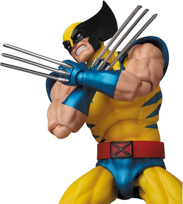 美品 MAFEX No.096 WOLVERINE(COMIC Ver.) New MAFEX No.096 Wolverine Comic Ver. X-MEN 6in Action Figure CT