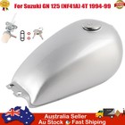 Silver Cafe Racer Bobber Gas Tank Motorcycle Fuel Retro Classic For Suzuki GN125