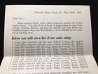 1925 NATIONAL STOCK YARDS IL WOODSON-FENNEWALD LIVE STOCK COMMISSION HOG PRICING — photo 5