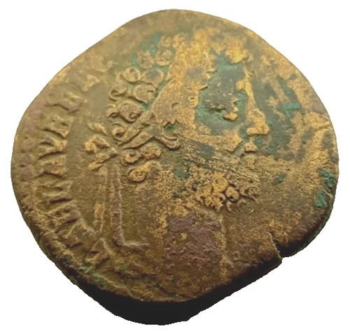 Monnaie Romaine Antique Domitien 81-96 – Bronze à Minerve – Empire Romain – - Photo 1/10