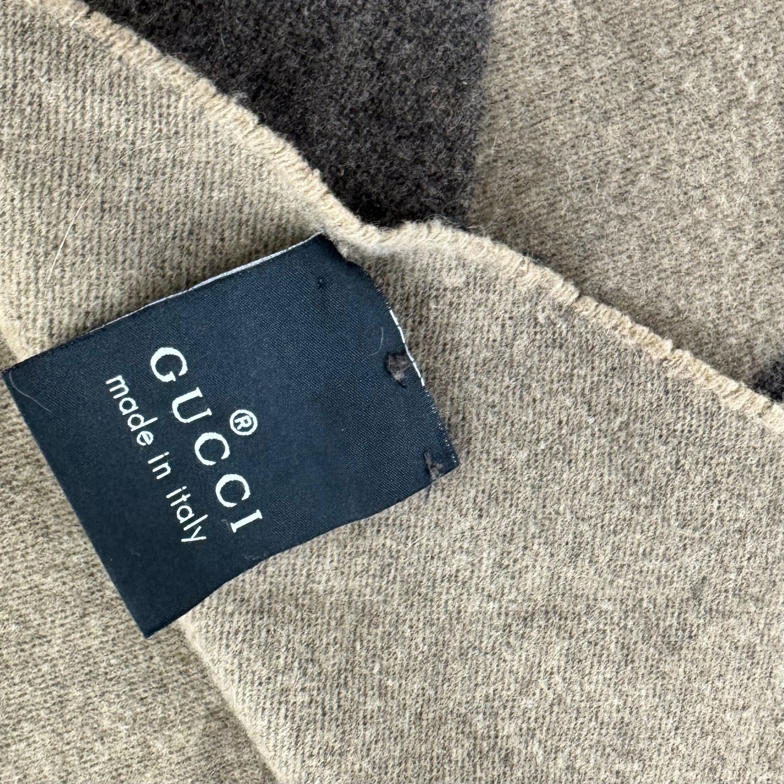 Gucci Monogram Wool & Cashmere Blanket thumbnail 6