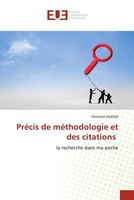 Christian Kazadi | PréCis De MéThodologie Et Des Citations | Taschenbuch (2023)