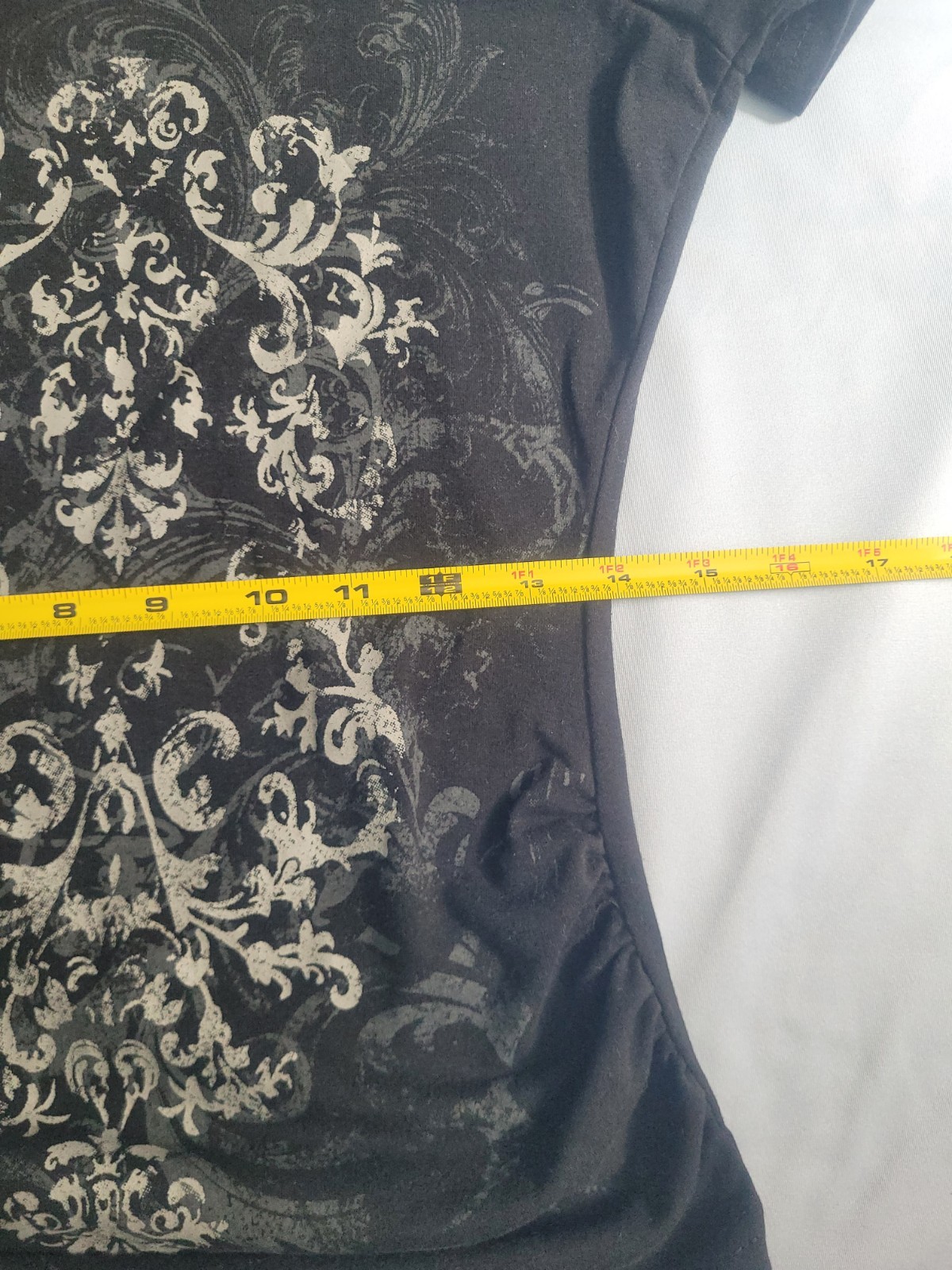 Romwe Graphic Print One Off The Shoulder Top Size M Black Grunge Emo Goth