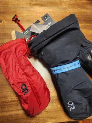 Outdoor Research Alti II  Mitts Gore-Tex Womens  Small Black Insulated NWT